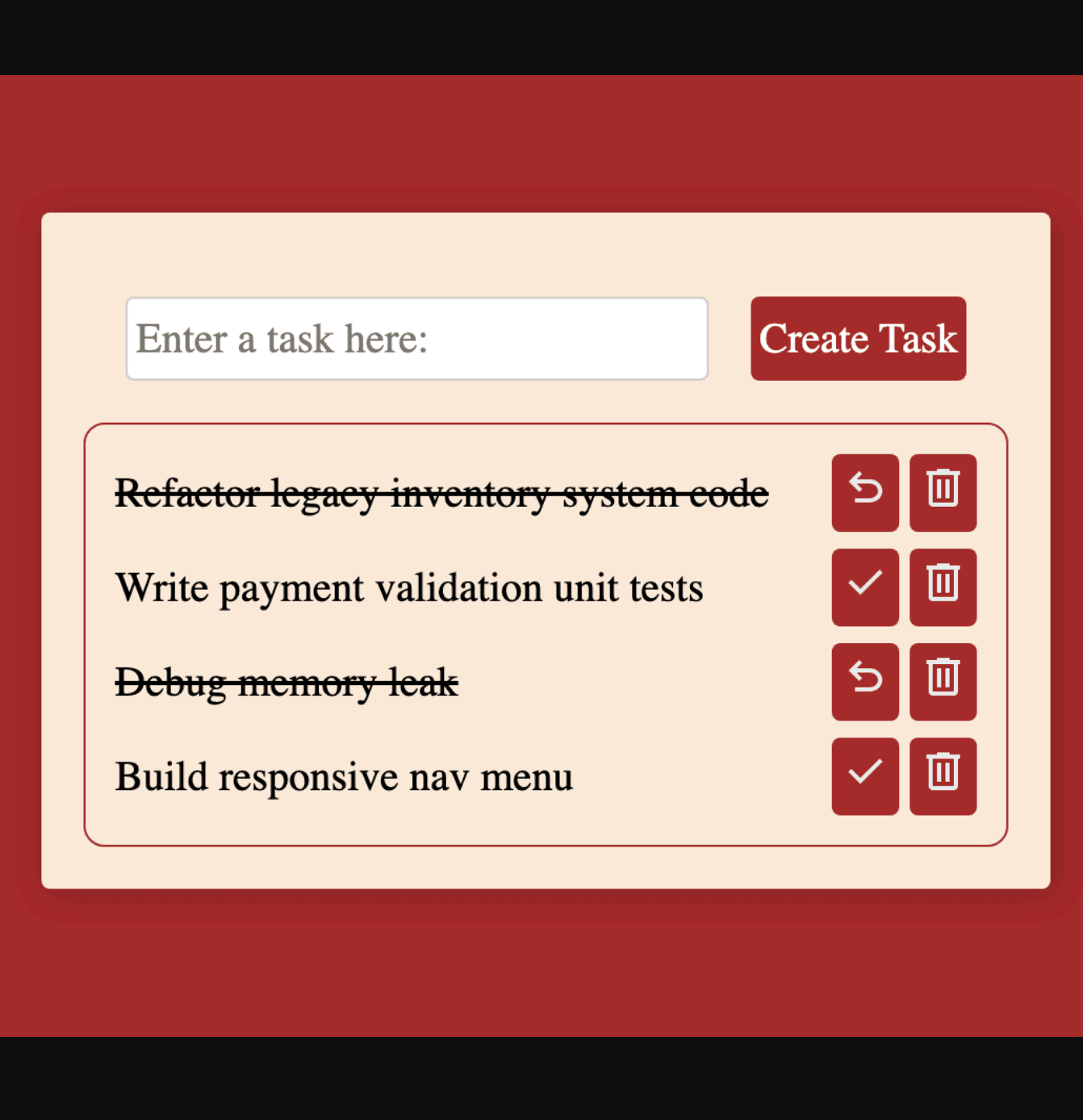 To Do App