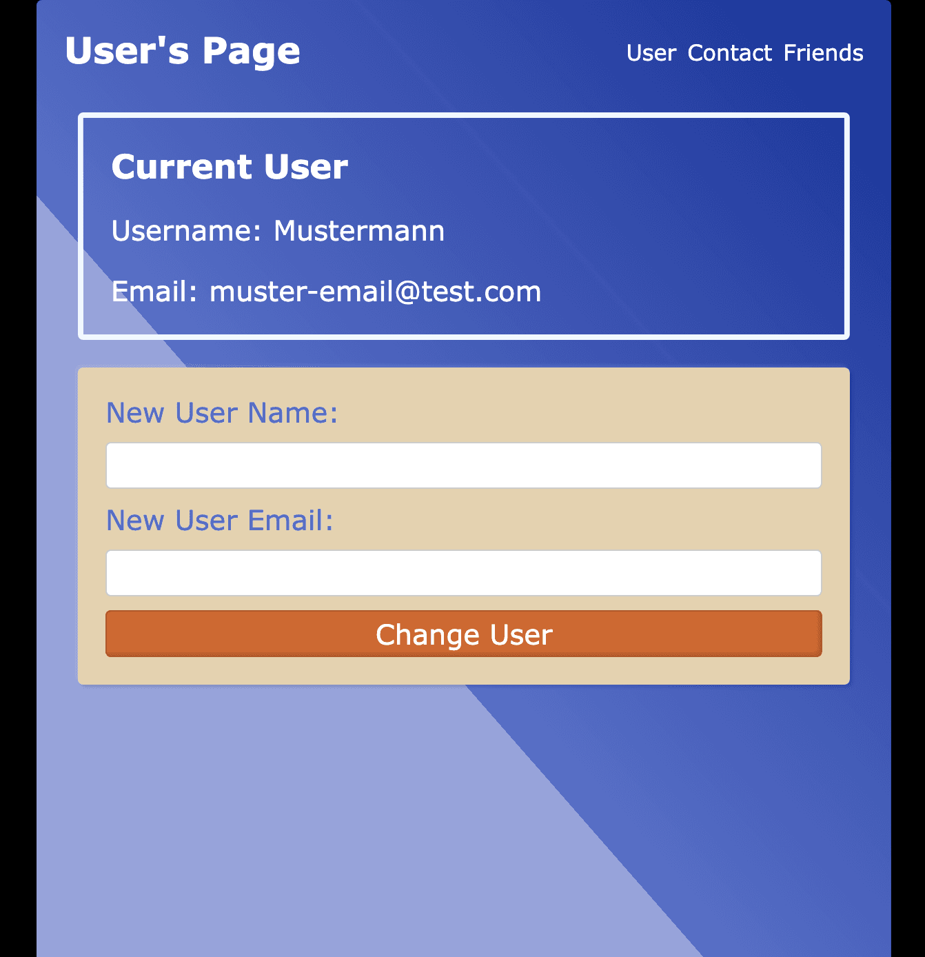User Page